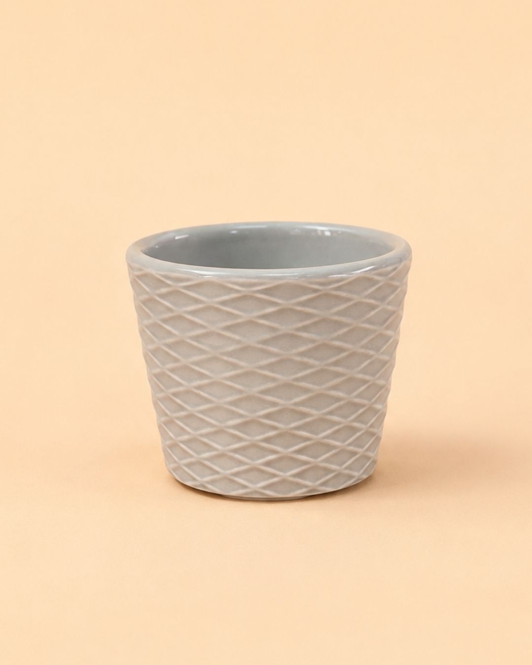 Super Mini Maceta Gris - 6 cm