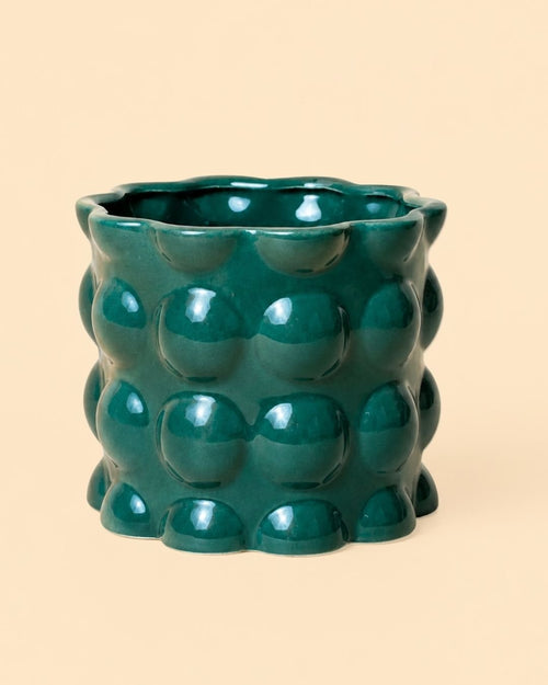 Bob – Maceta Cerámica Esmeralda M 12 cm - Pur Plant