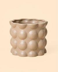 Bob – Maceta Cerámica Moca M 12 cm