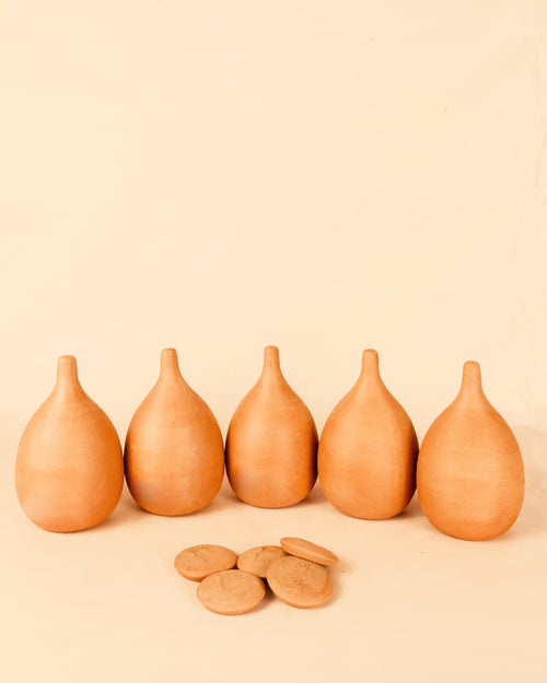 Kit 5x Burbujas Autorriego Terracota 350 ml - Pur Plant