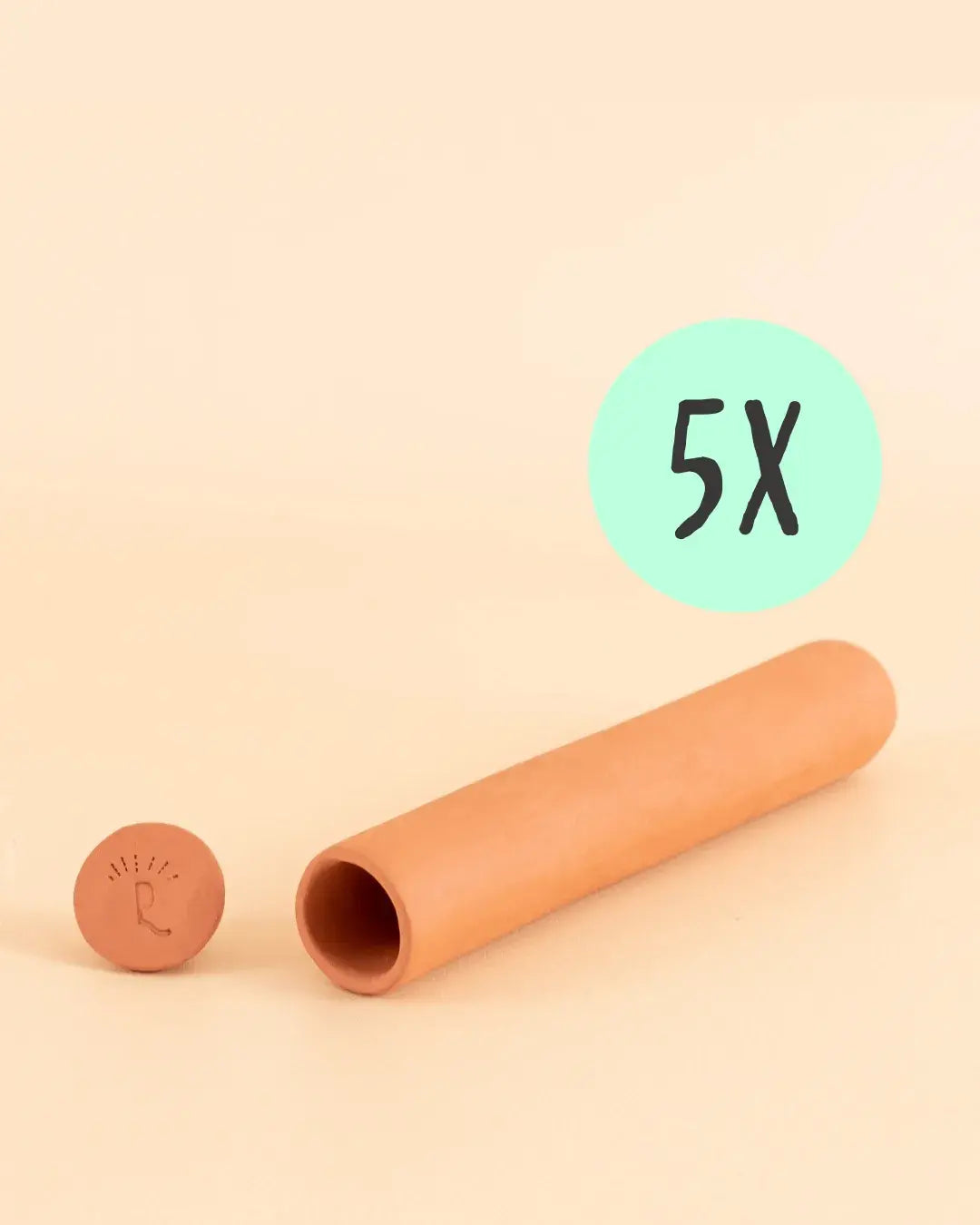 Kit 5x Tubos Autorriego Terracota Grandes