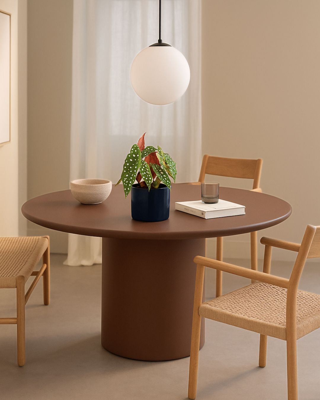 maceta azul noche contexto