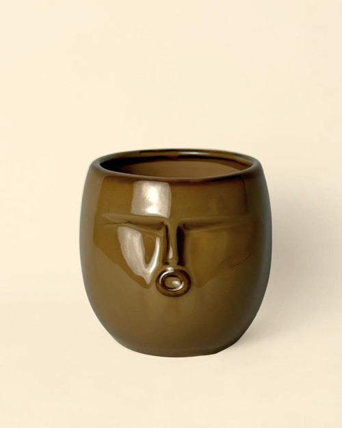 Mao – Maceta Cerámica Marrón S – 9 cm - Pur Plant
