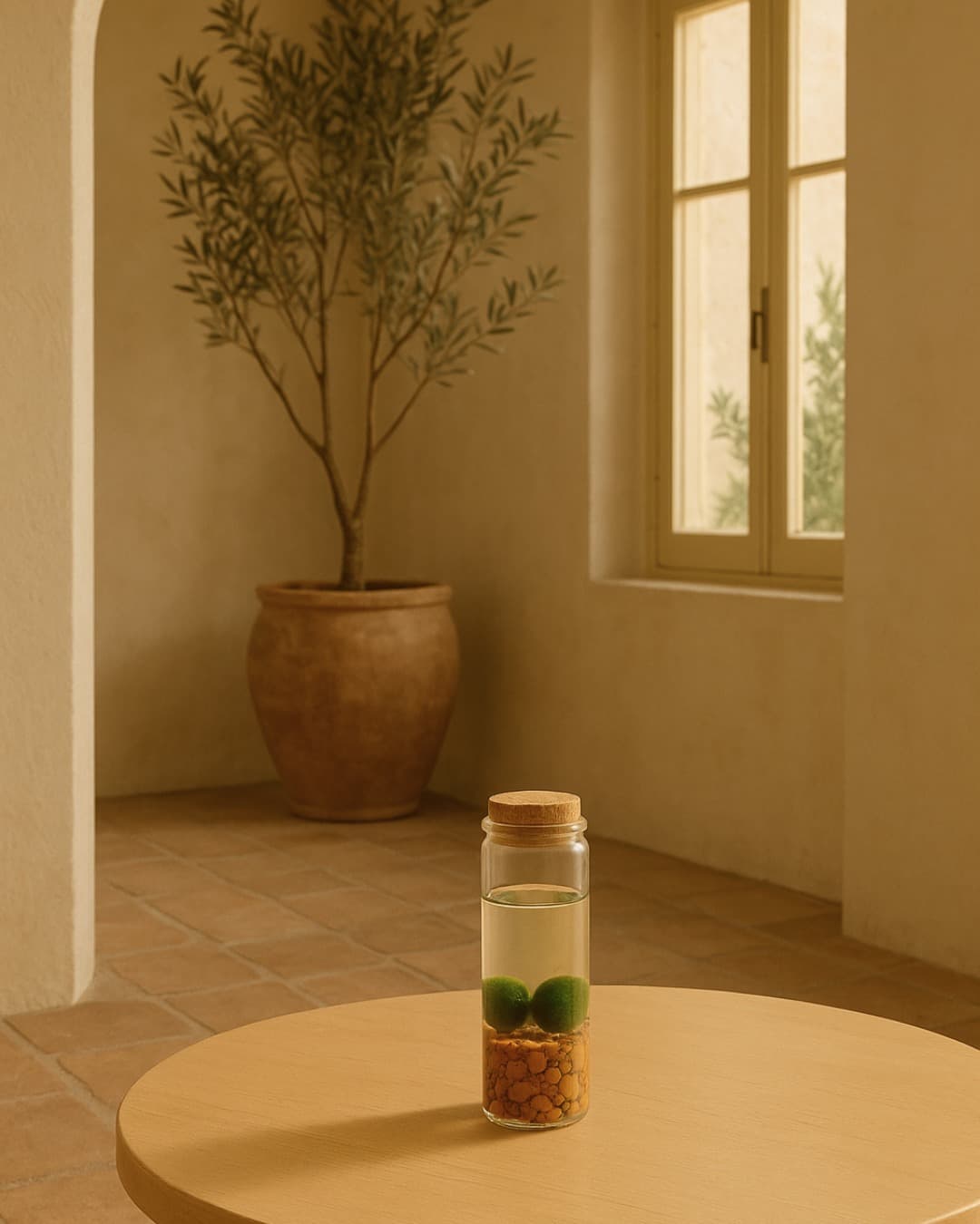 marimo ball tubo salón