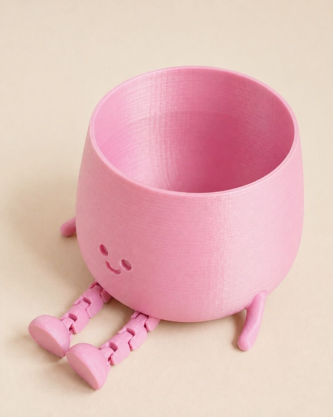 Mini Happy Pot Rosa Pastel – 6 cm - Pur Plant