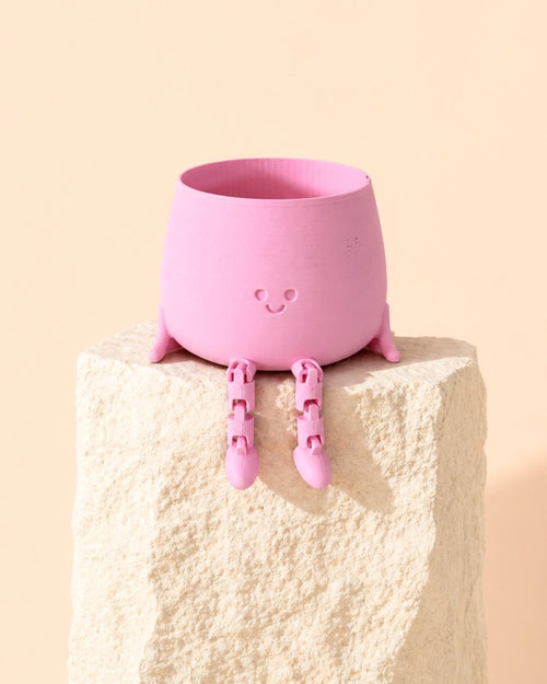Mini Happy Pot Rosa Pastel – 6 cm - Pur Plant
