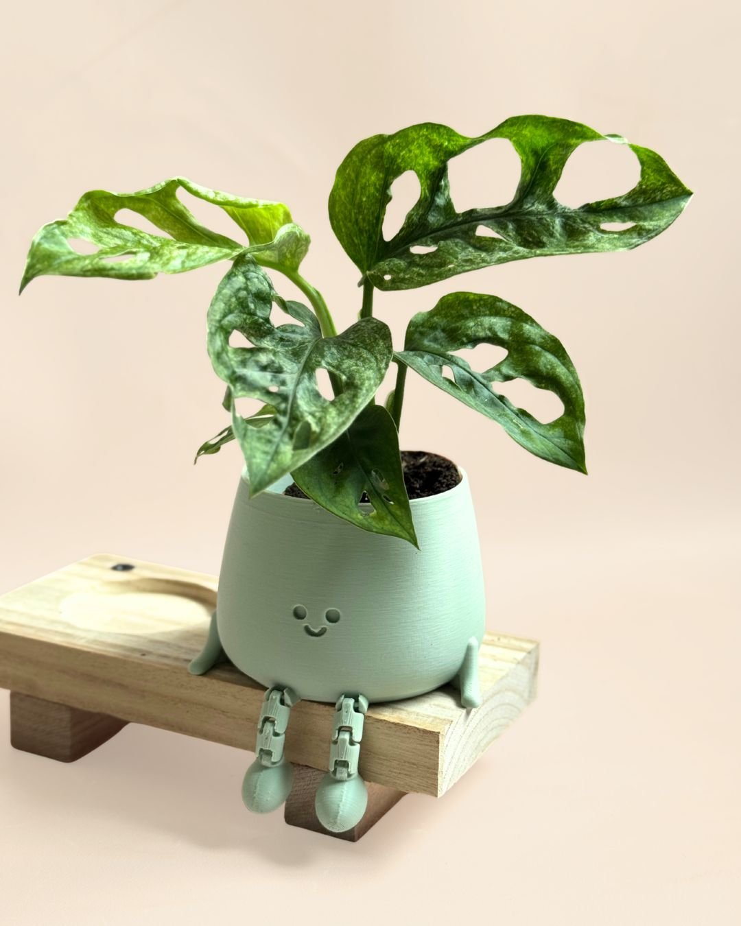 Mini Happy Pot Verde Pastel – 6 cm - Pur Plant