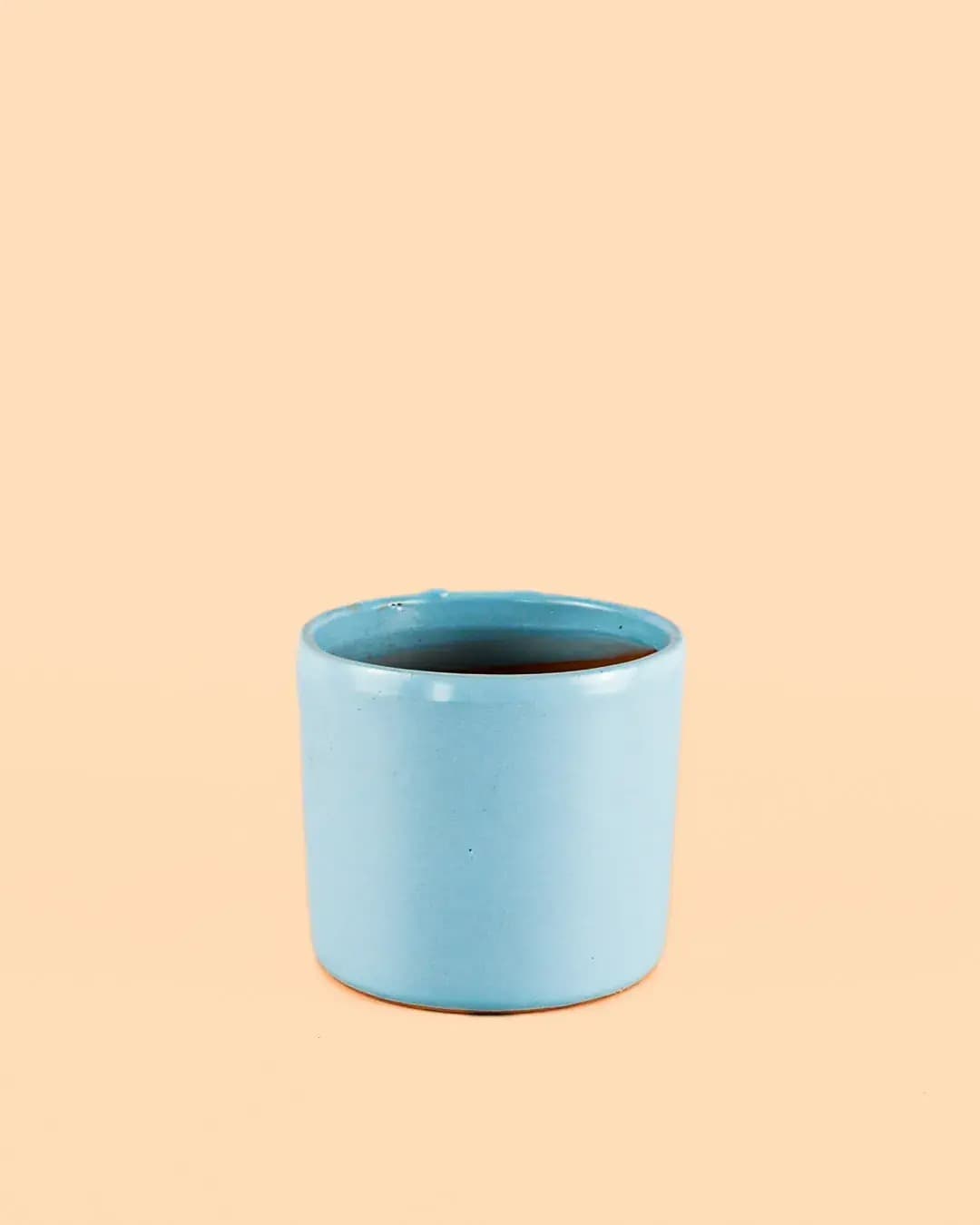Mini Maceta Azul Celeste S – 9 cm - Pur Plant