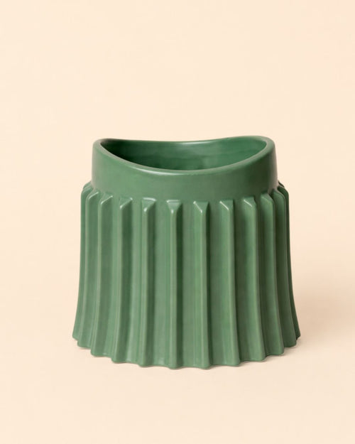 Raw – Maceta Cerámica Verde M 12 cm - Pur Plant