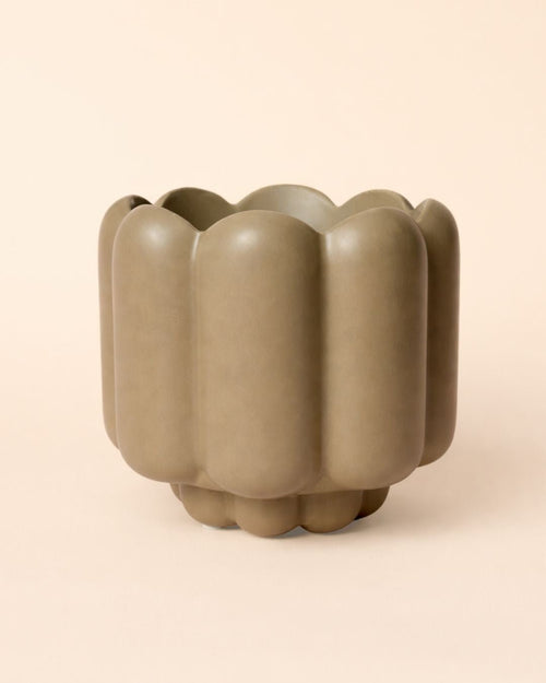 Retro – Maceta Cerámica Moca Mate M 11 cm - Pur Plant