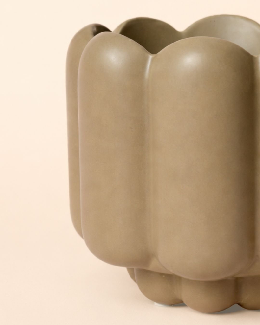 Retro – Maceta Cerámica Moca Mate M 11 cm - Pur Plant