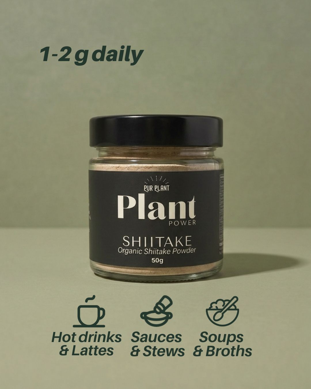 Shiitake Ecológico en Polvo 50 g