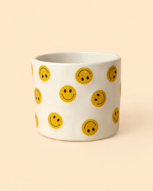 Smile – Mini Maceta Cerámica 6 cm - Pur Plant