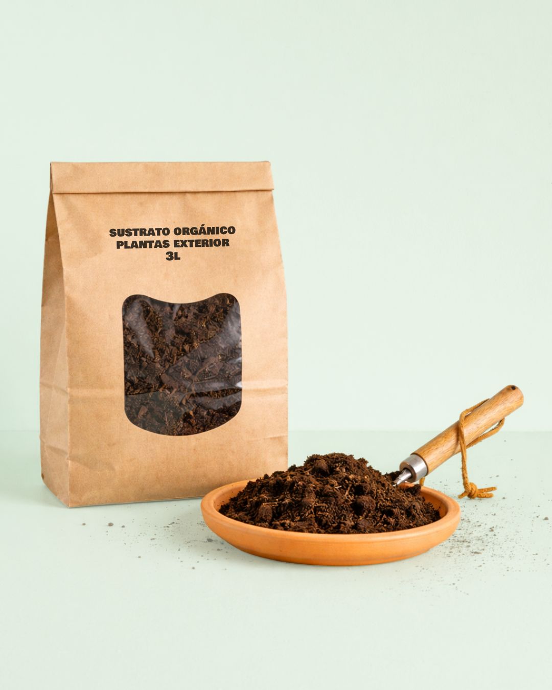 sustrato orgánico para plantas de exterior