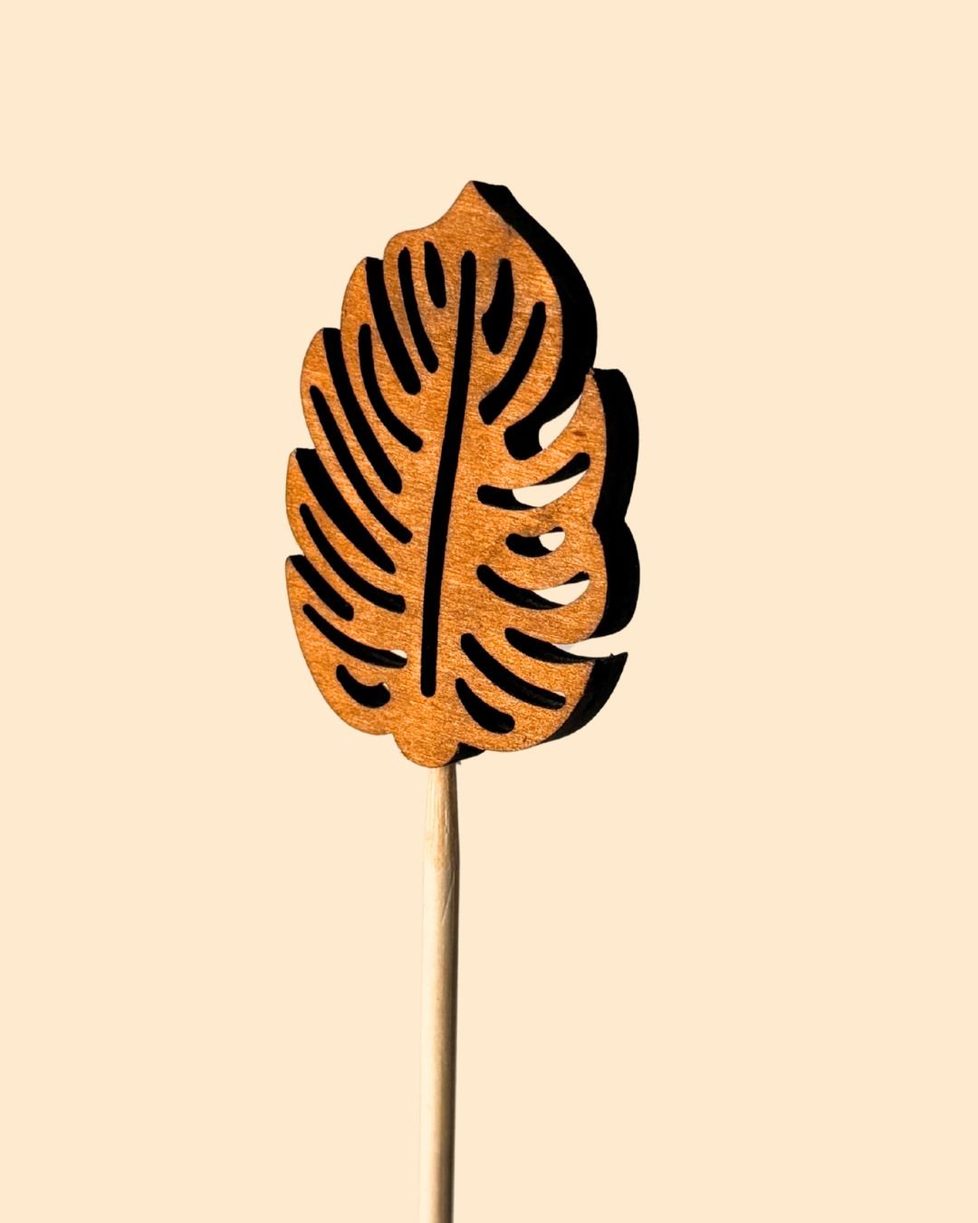 tutor para monstera Tutor decorativo Hoja Monstera 20 cm