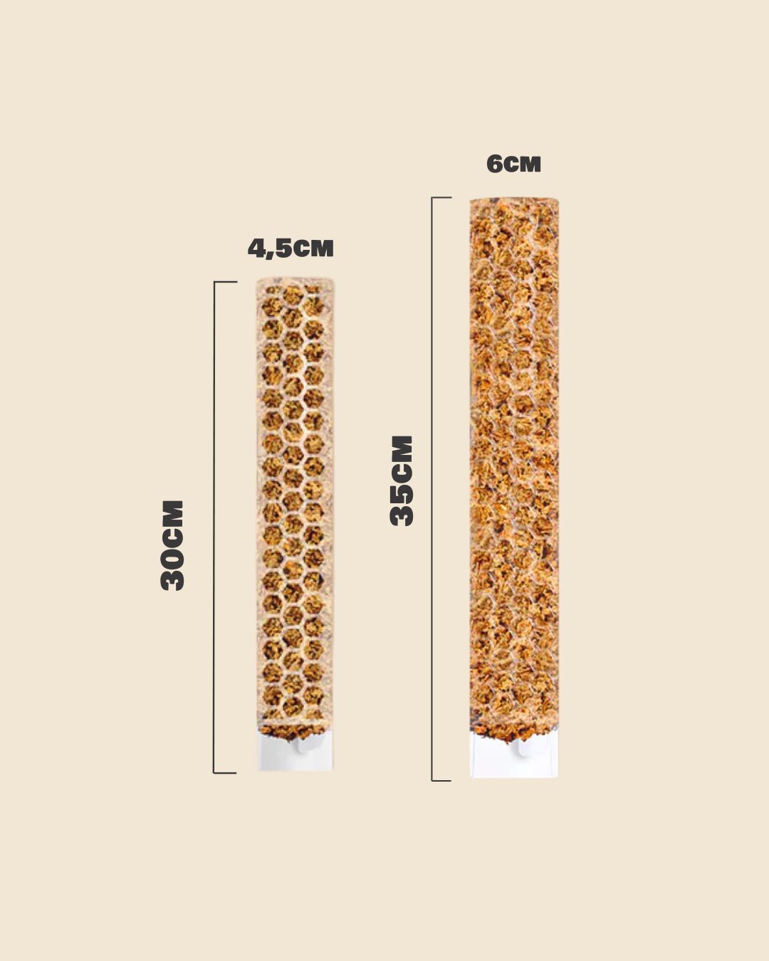 tutores musgo sizes