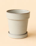 Maceta Cerámica Decorativa Beige M