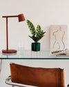 Super Mini Maceta Esmeralda Con Soporte - 6 cm