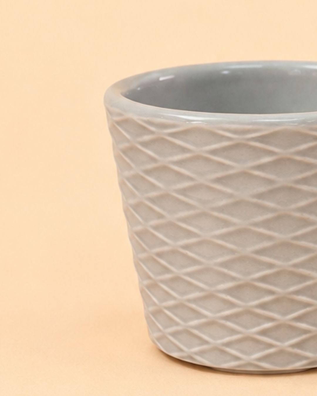 Super Mini Maceta Gris - 6 cm