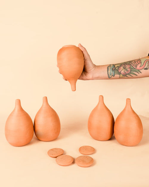 Kit 5x Burbujas Autorriego Terracota 350 ml