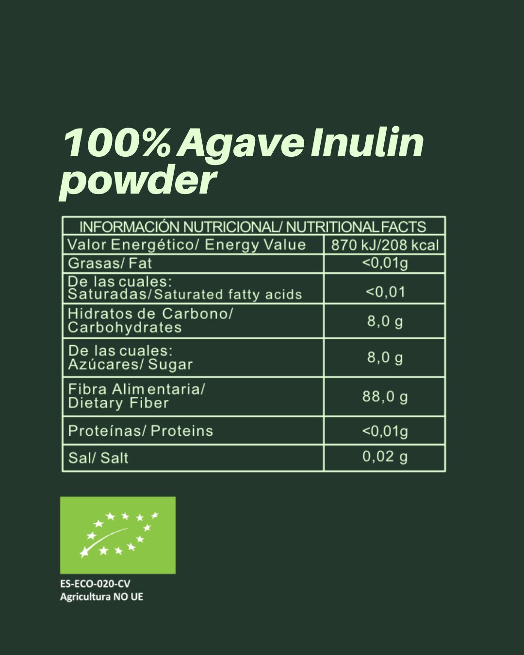 Inulina_Agave_Tabla_Nutricional