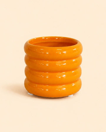 Wave – Mini Maceta Orange 6 cm