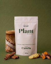 Plant Digest Canela – con Fibra Prebiótica, Cúrcuma y Jengibre 180 g