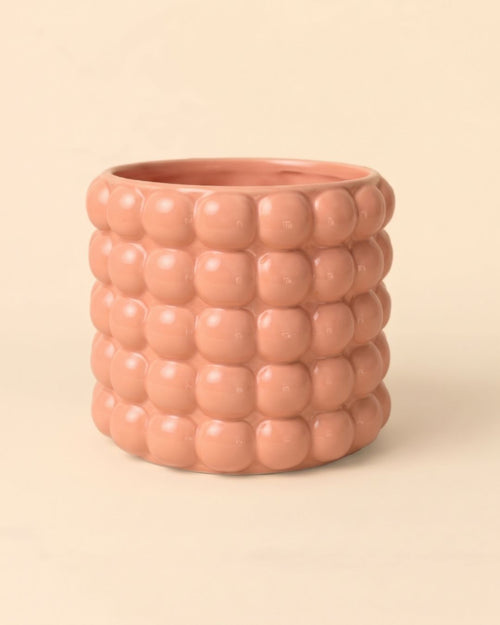 Poppy – Maceta Cerámica Salmón M 12 cm