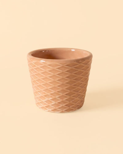 Super Mini Maceta Naranja- 6 cm