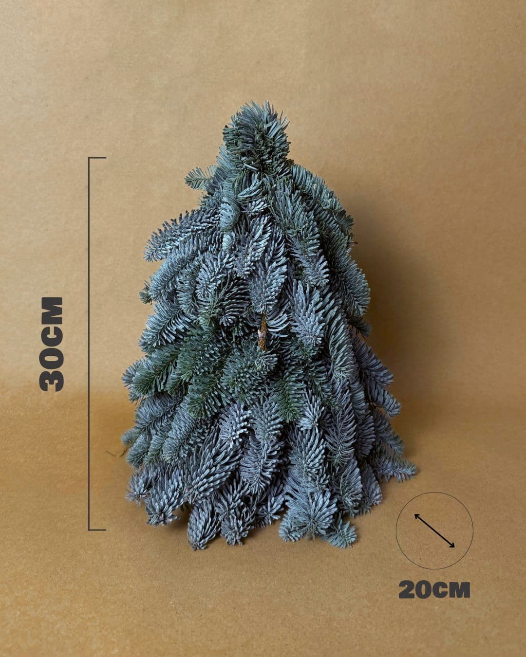 arbol natural navidad medidas