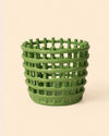 Basket – Maceta Cerámica Verde M 13 cm - Pur Plant