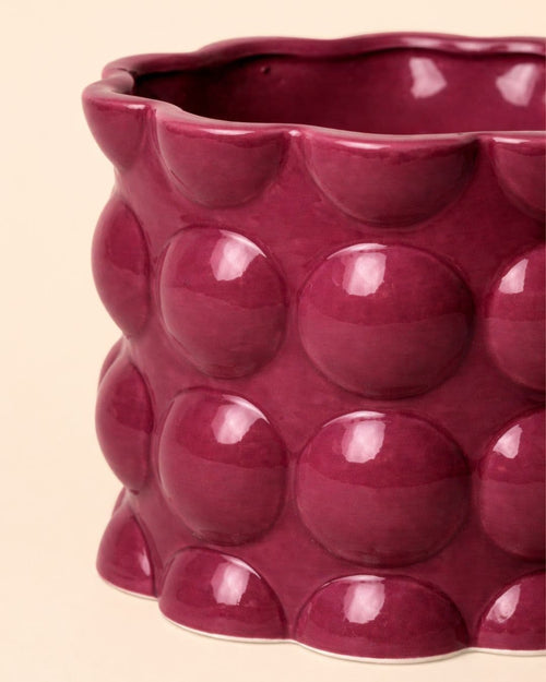 Bob – Maceta Cerámica Magenta M 12 cm - Pur Plant