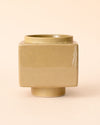 Cube – Mini Maceta Cerámica Beige 9 cm - Pur Plant