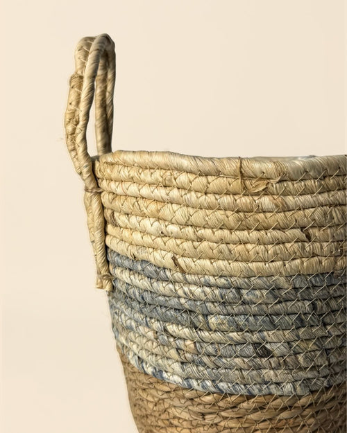Cubremacetas Yute Con Asas L – 19 cm - Pur Plant