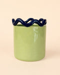 Fun – Maceta Cerámica Verde M 12 cm