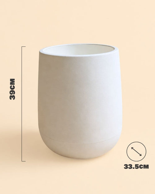 Hall - Macetero blanco XL 33,5 cm - Pur Plant