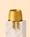 Mini Happy Pot Dorada – 6 cm