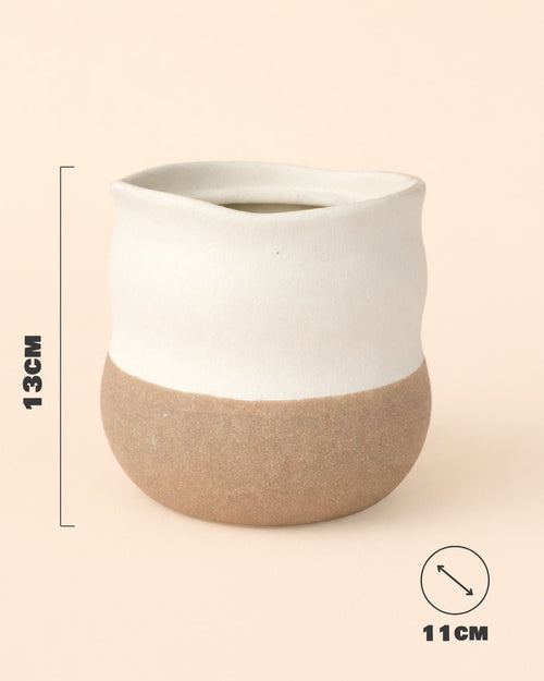 Japandi – Maceta Cerámica M 12 cm - Pur Plant