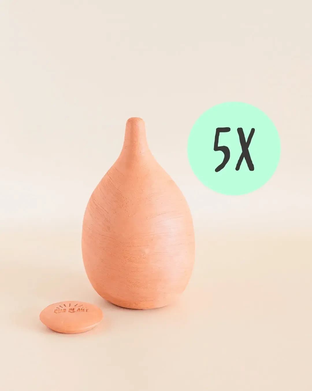 Kit 5x Burbujas Autorriego Terracota 350 ml - Pur Plant