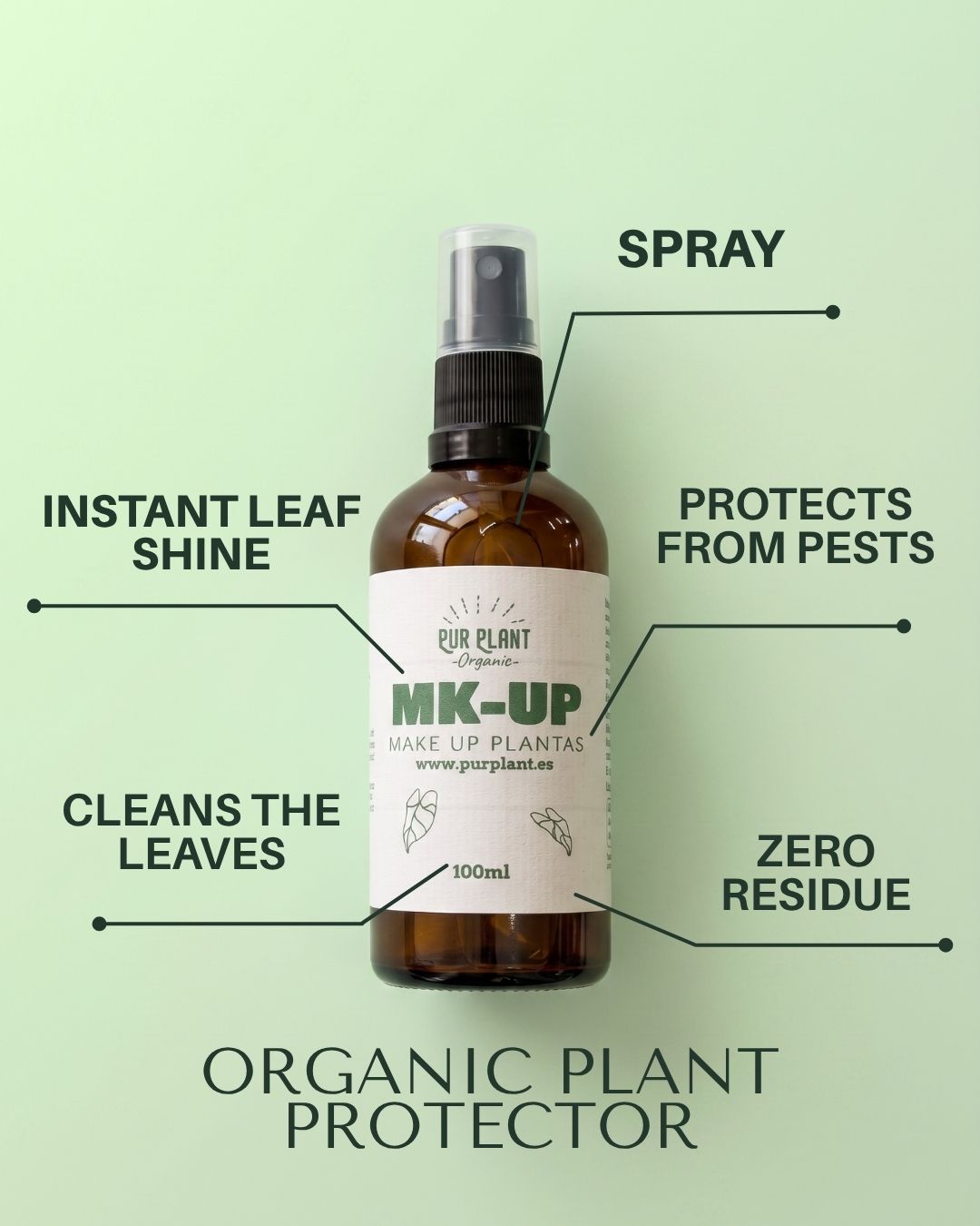 Make-Up – Da Brillo y Protege las Hojas 100ml