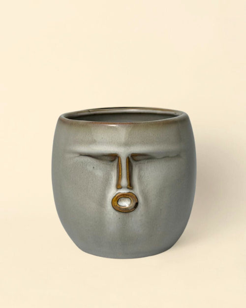 Mao – Maceta Cerámica Gris S – 9 cm - Pur Plant