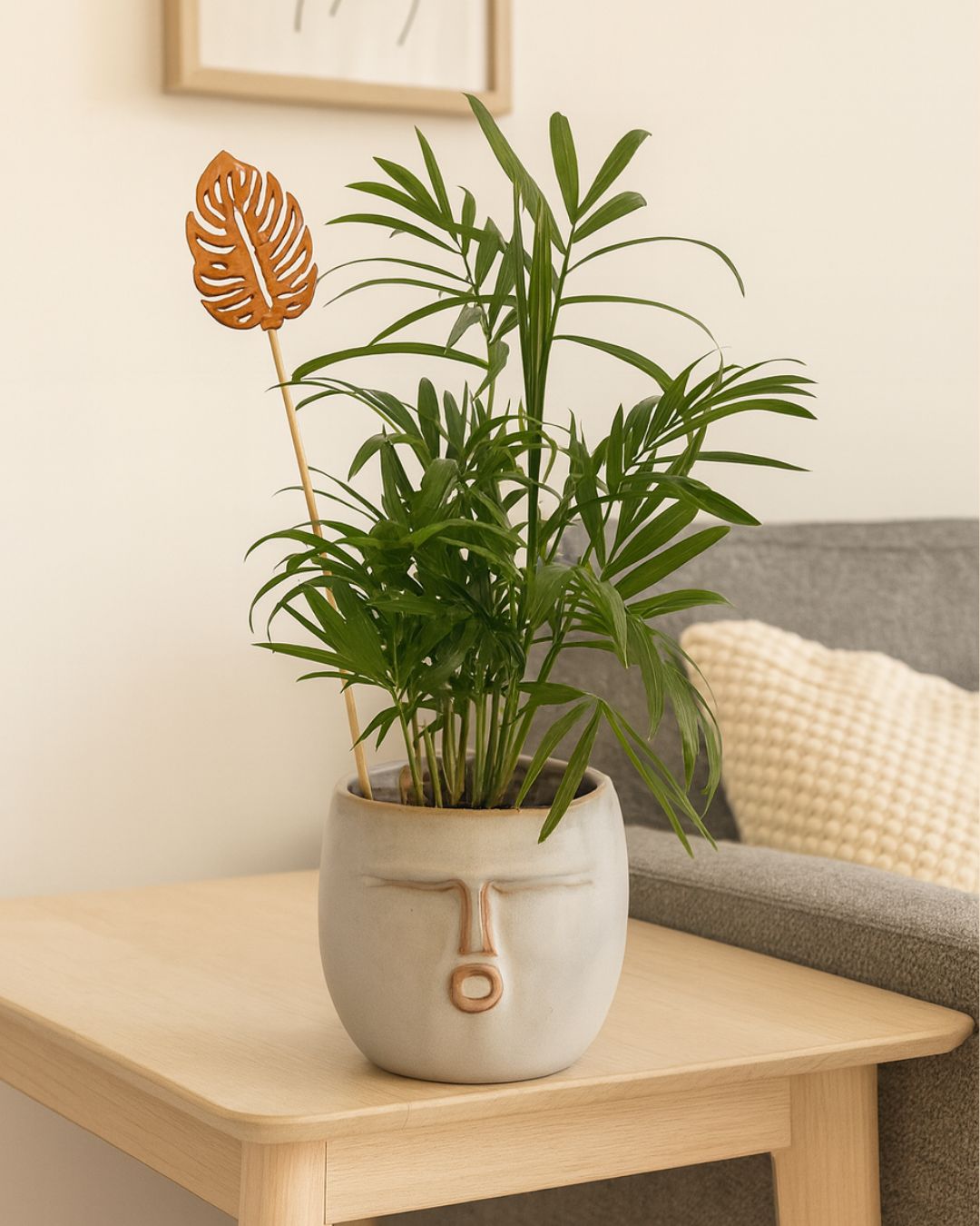 Mao – Maceta Cerámica Gris S – 9 cm - Pur Plant