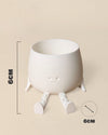 Mini Happy Pot Blanca – 6 cm - Pur Plant