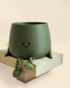Mini Happy Pot Verde Musgo – 6 cm - Pur Plant