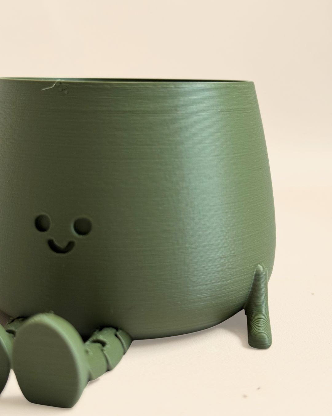 Mini Happy Pot Verde Musgo – 6 cm - Pur Plant