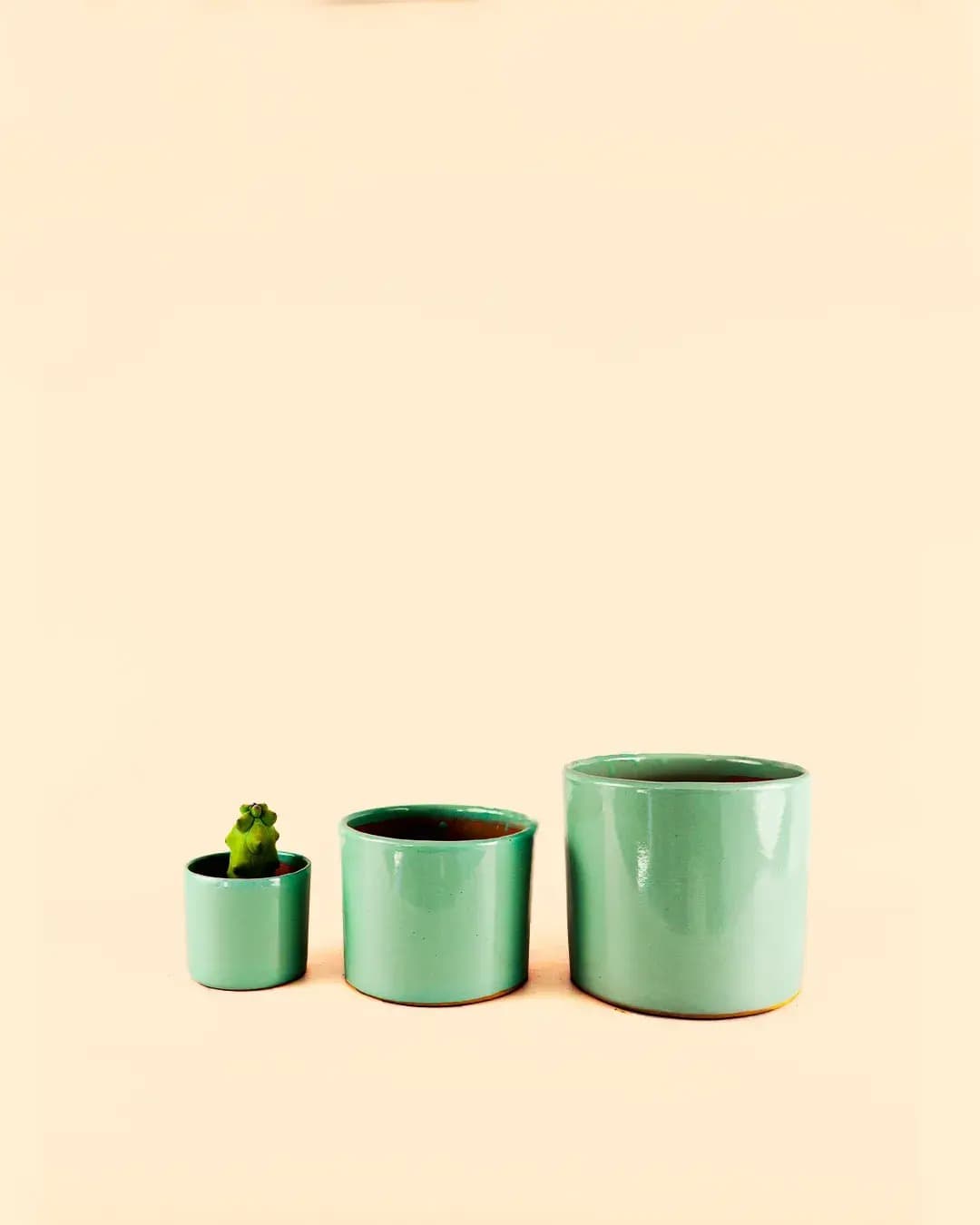 Mini Maceta Terracota Turquesa - Pur Plant