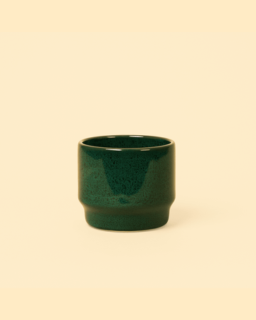 Mossy – Mini Maceta Cerámica Verde Musgo 6cm