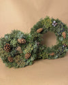 Pack Decor - Duo de Coronas de Navidad Decorada Natural - Pur Plant