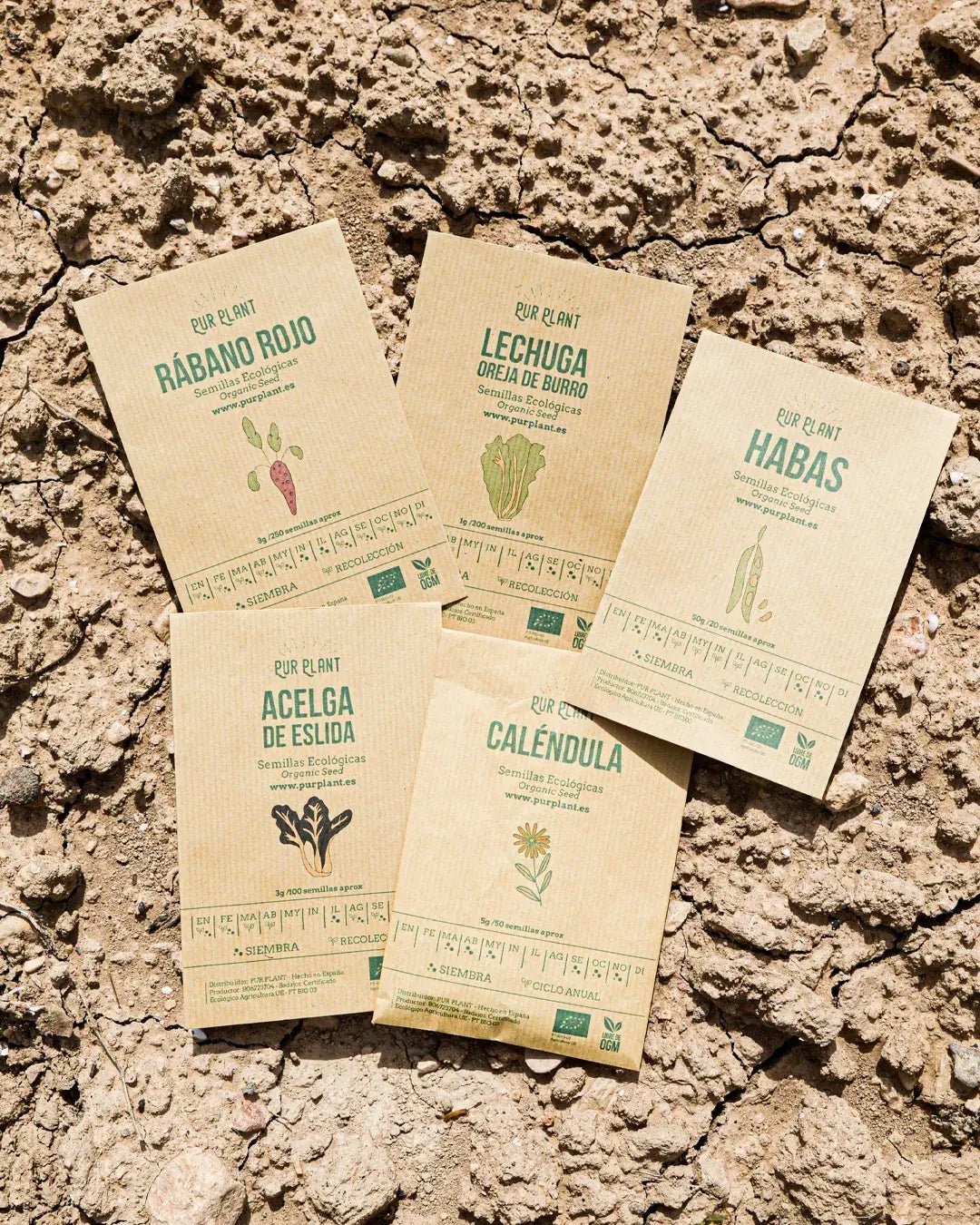 Pack semillas de Otoño - Invierno - Pur Plant