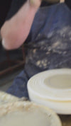 Maceta Artesanal Blanca – 15 cm